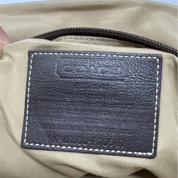 Coach Canvas Heritage Web Messenger Bag - Picture 5 of 7